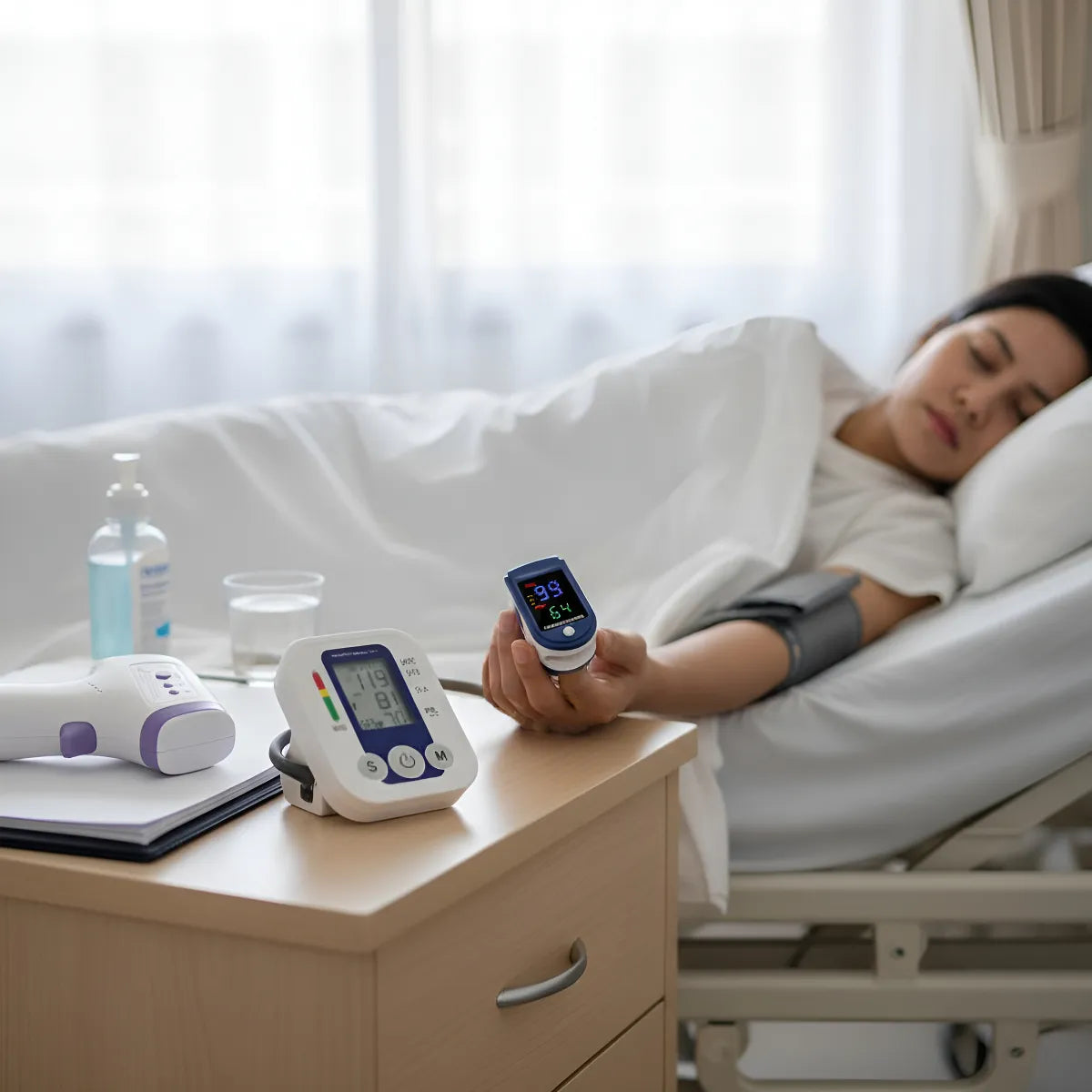 Pack Monitor digital de presión arterial "Más Salud" + oxímetro de regalo: Cuidado y Salud en Casa