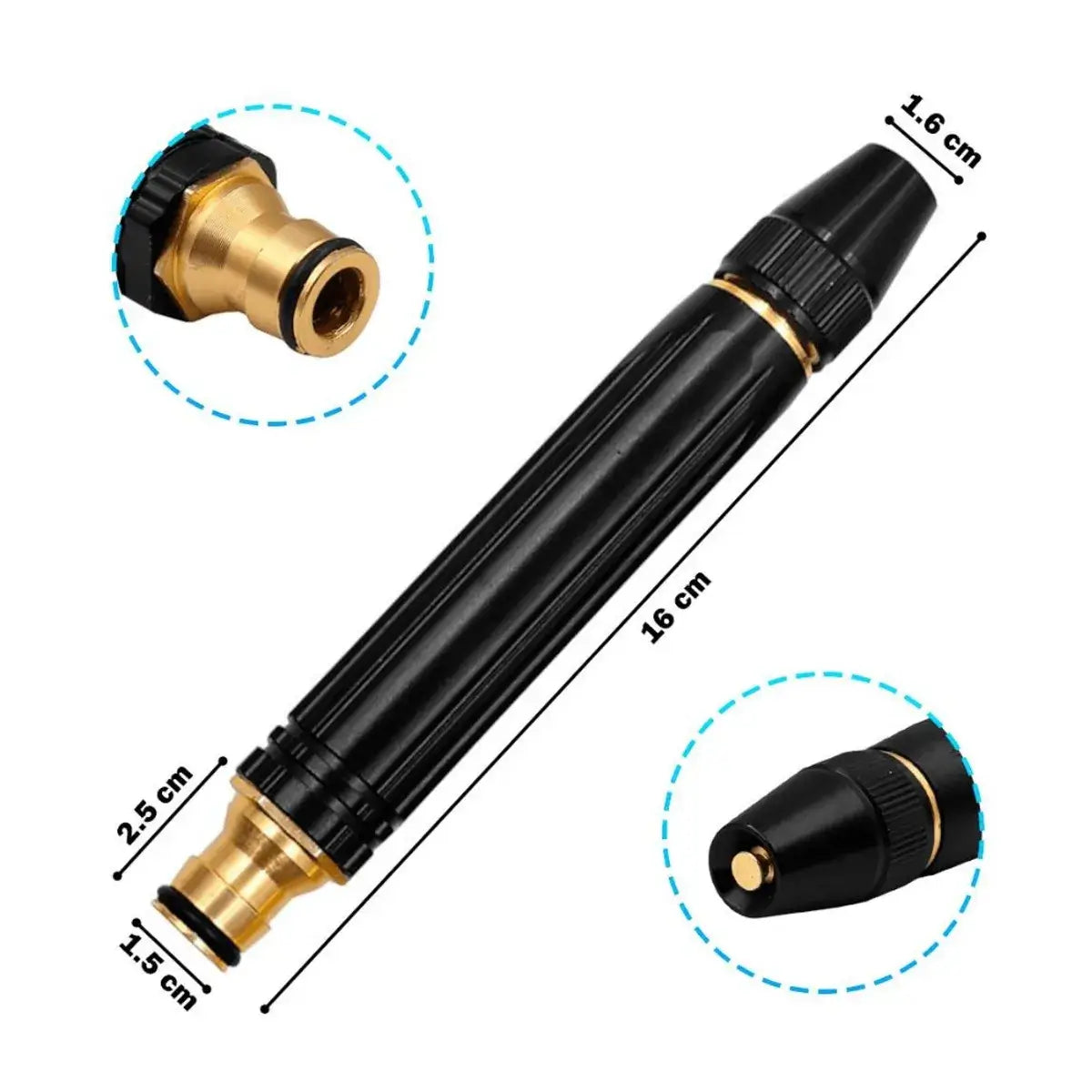 Boquilla pulverizador de agua Hidromax™ - Limpieza potente para auto, patio y hogar