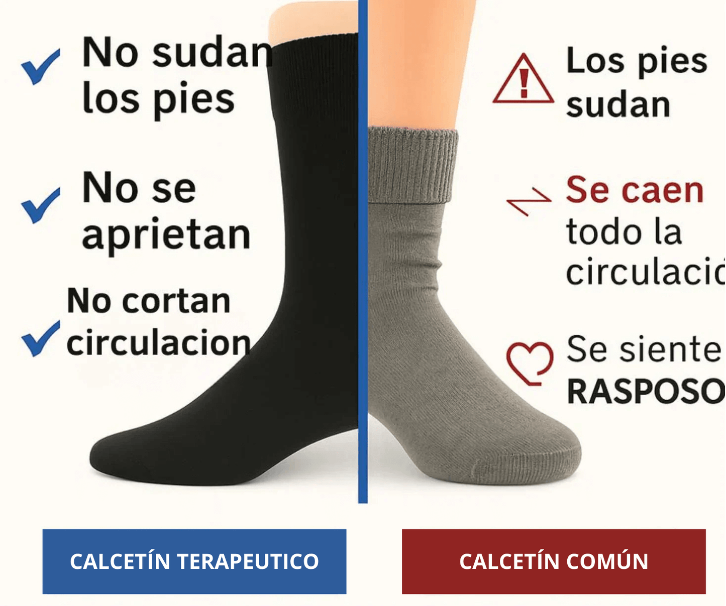 12 Calcetines terapéuticos (diabetes, mala circulación, otros)- Salud, Comodidad y Protección para tus pies ⭐⭐⭐⭐⭐ 4.9/5 |+1500 Compras