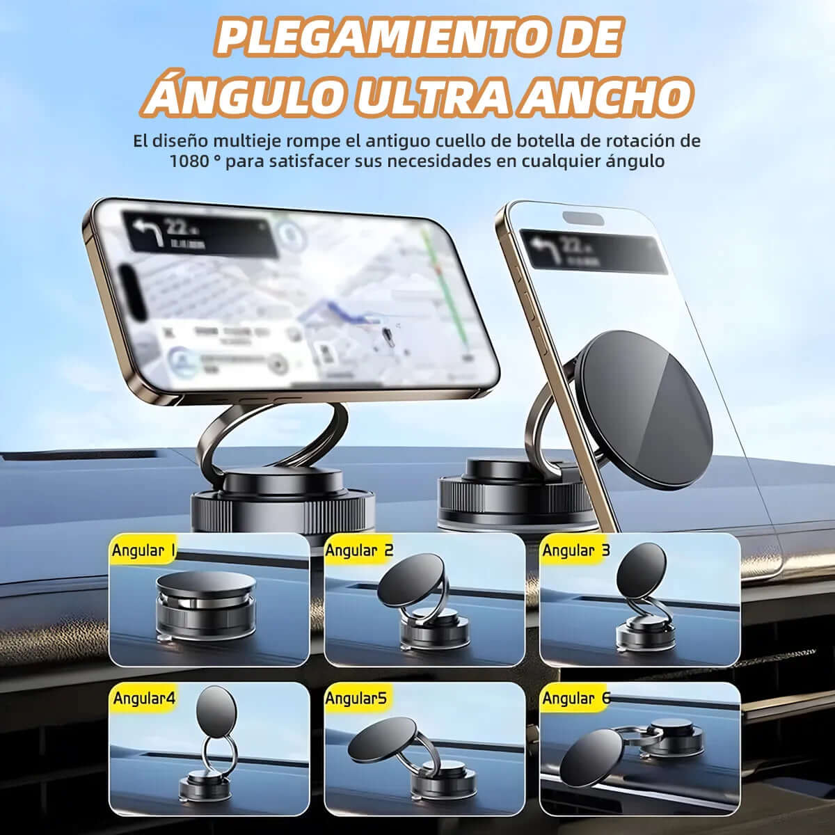 Soporte Magnetico Celular MagneticX™ - Menos distracción, más control