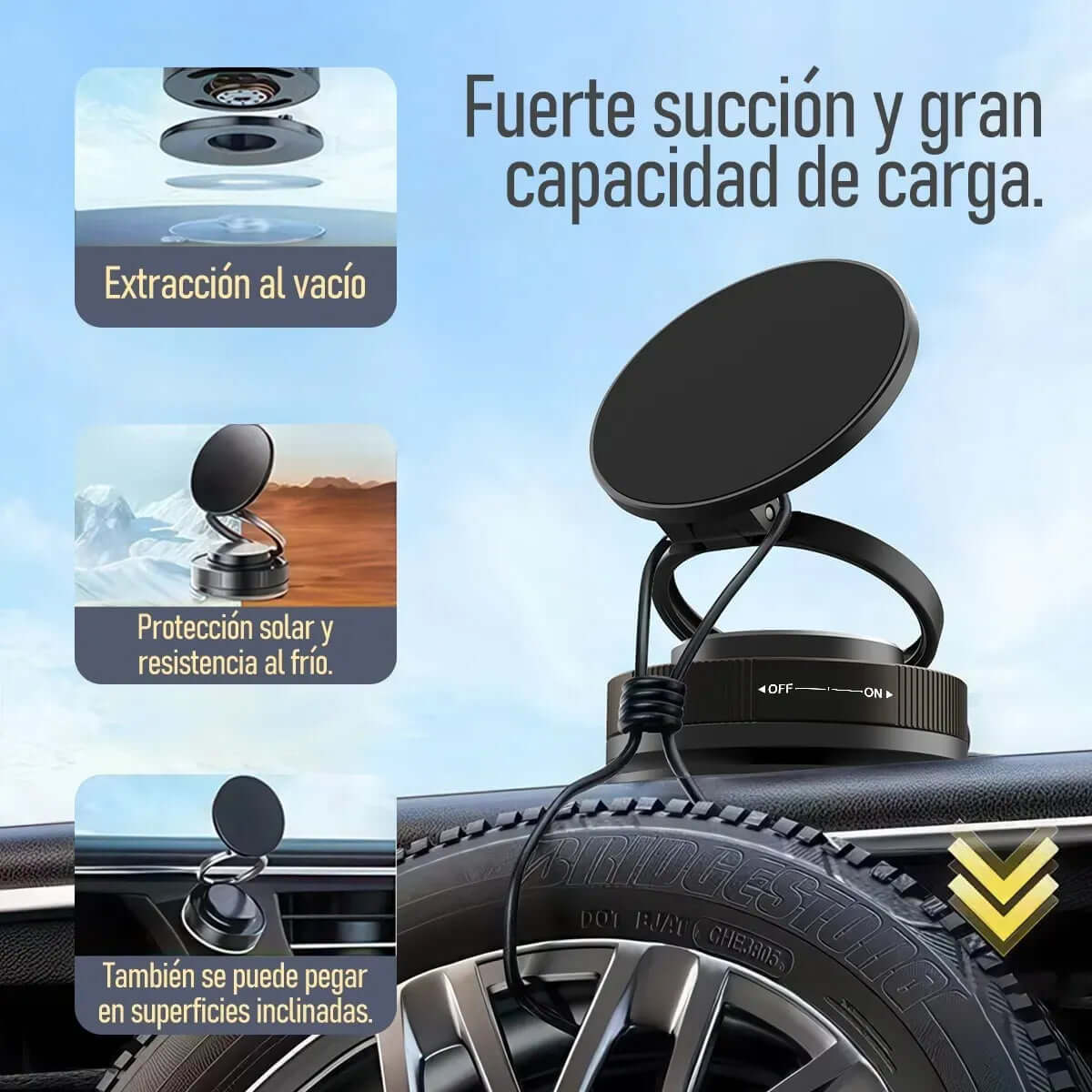Soporte Magnetico Celular MagneticX™ - Menos distracción, más control
