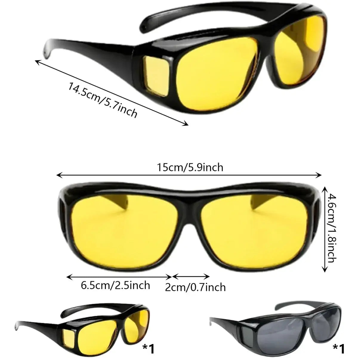 Gafas De Conducion 2x1 Dia Y Noche VisionPro™ - En casa tu famila te espera