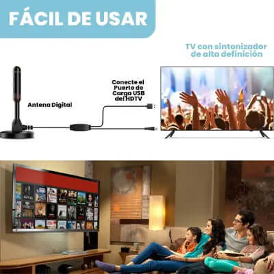 ANTENA TV DIGITAL HD AirMax™ - Ve lo que realmente miras, sin pagar de más