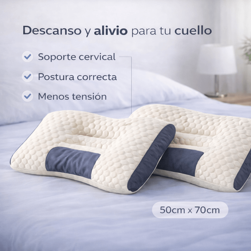 Almohada Cervical Sueñomax™ - Alivia el dolor desde la primera noche