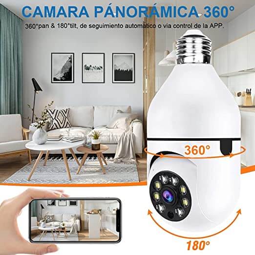 Cámara de Seguridad Visión 360™ -Vacaciones sin preocupaciones