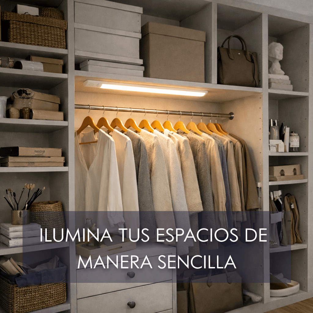 Luz Led Barra Con Sensor Movimiento 30cm - Ahorro automático en cada paso.
