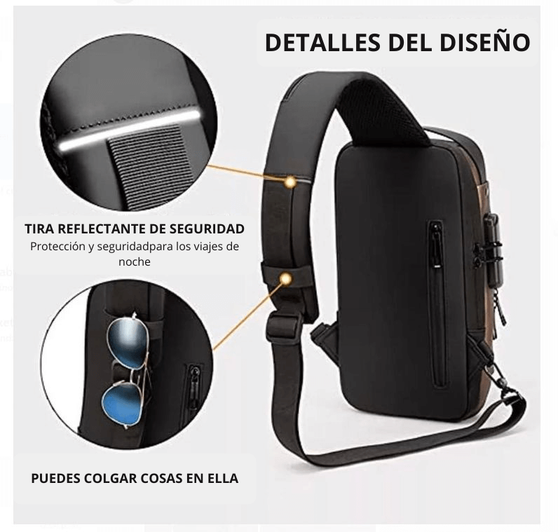 MOCHILA ANTIROBO FORTIX - Más seguridad sin perder el estilo