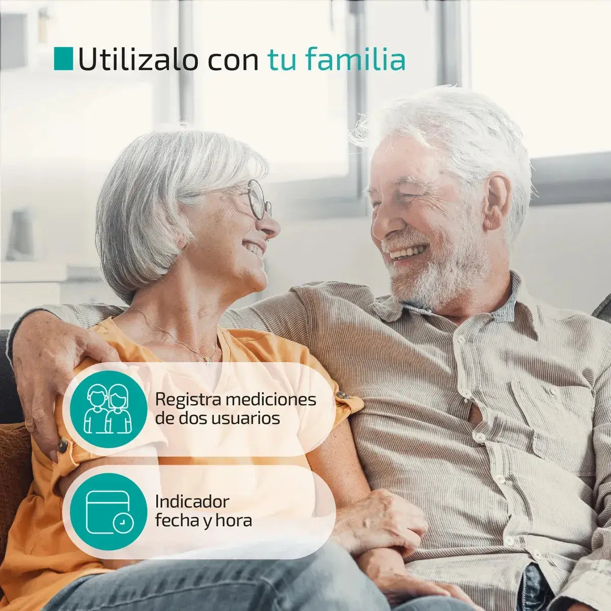 Pack Monitor digital de presión arterial "Más Salud" + oxímetro de regalo: Cuidado y Salud en Casa