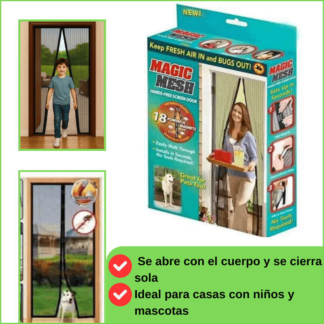 Malla Anti Mosquitos MosquiNet - ¡Deja pasar la brisa, no los insectos!