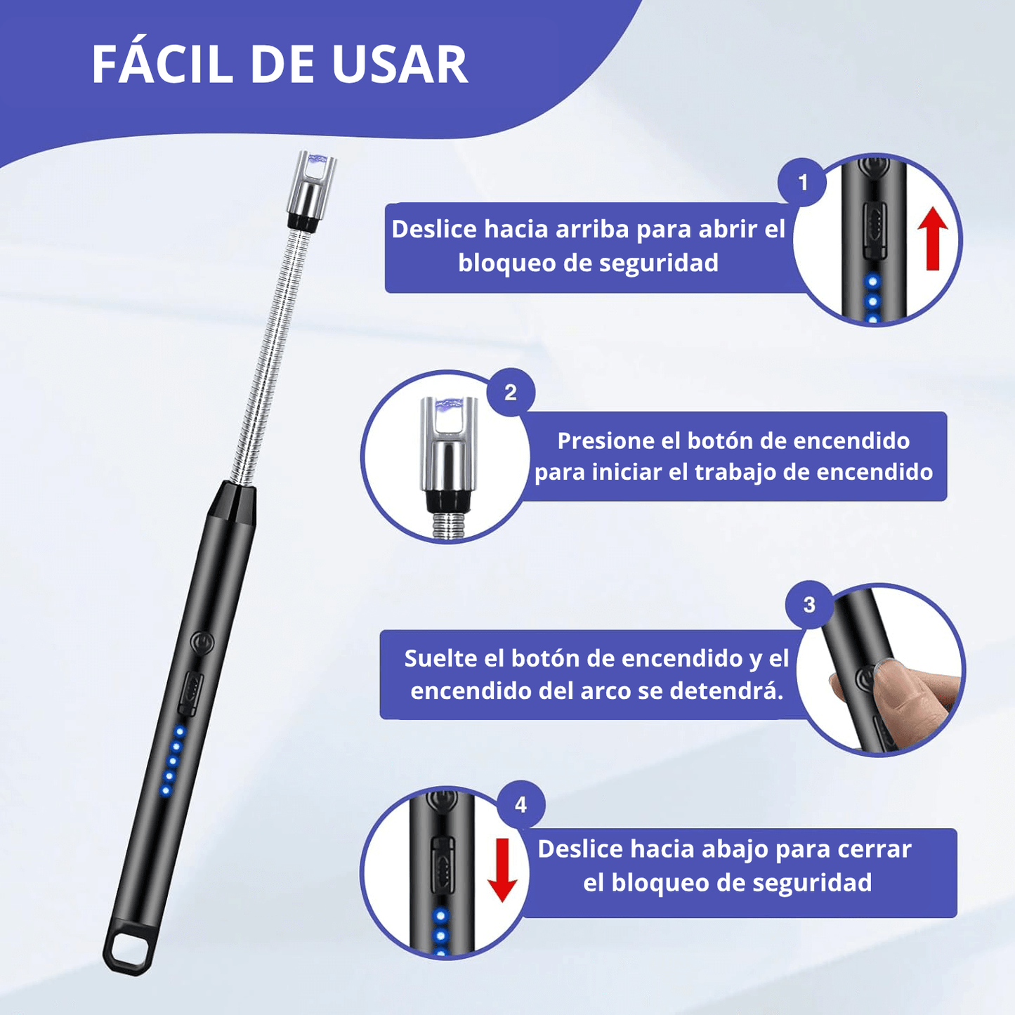 Chispero Encendedor USB Eléctrico Plasma- ¿Pierdes dinero en encendedores que se pierden o en fósforos que se humedecen?