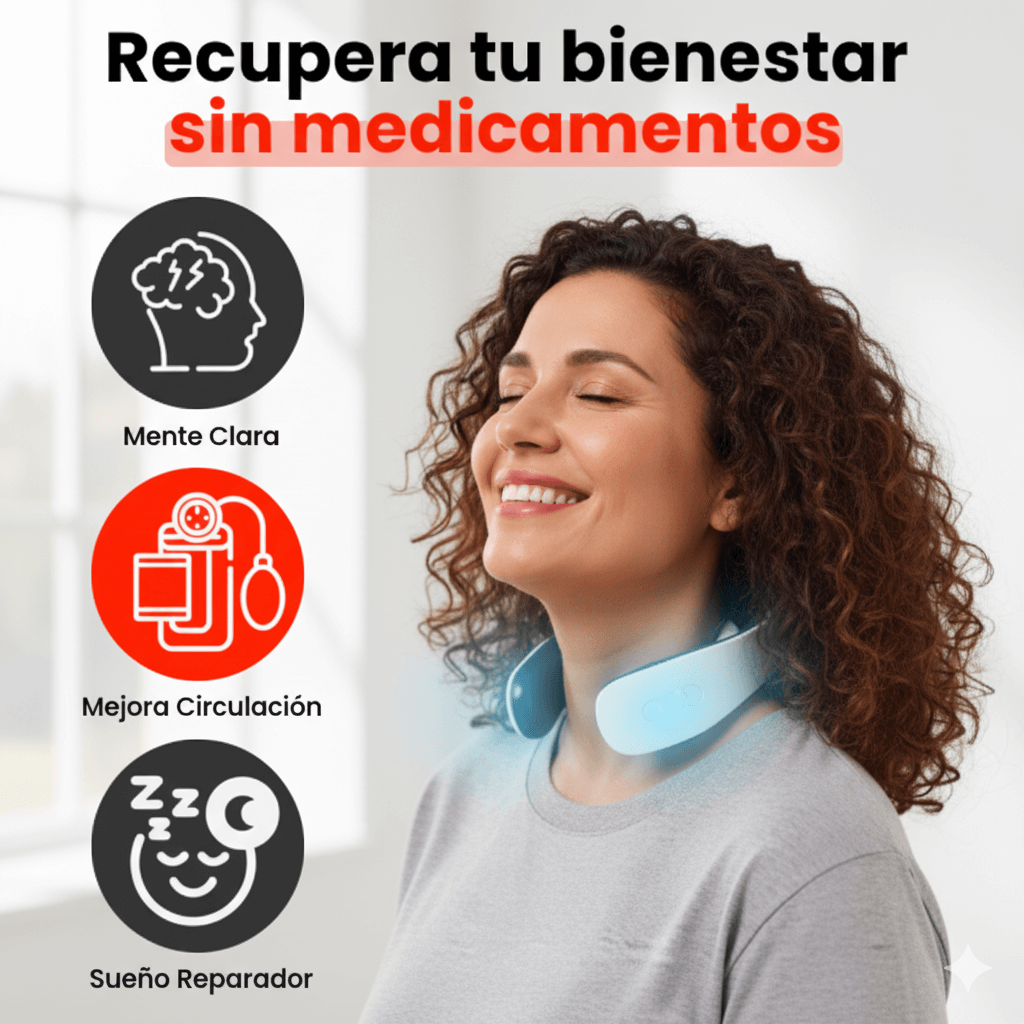 MASAJEADOR DE CUELLO- Desconecta del estrés, reconecta contigo con CERVELUX™