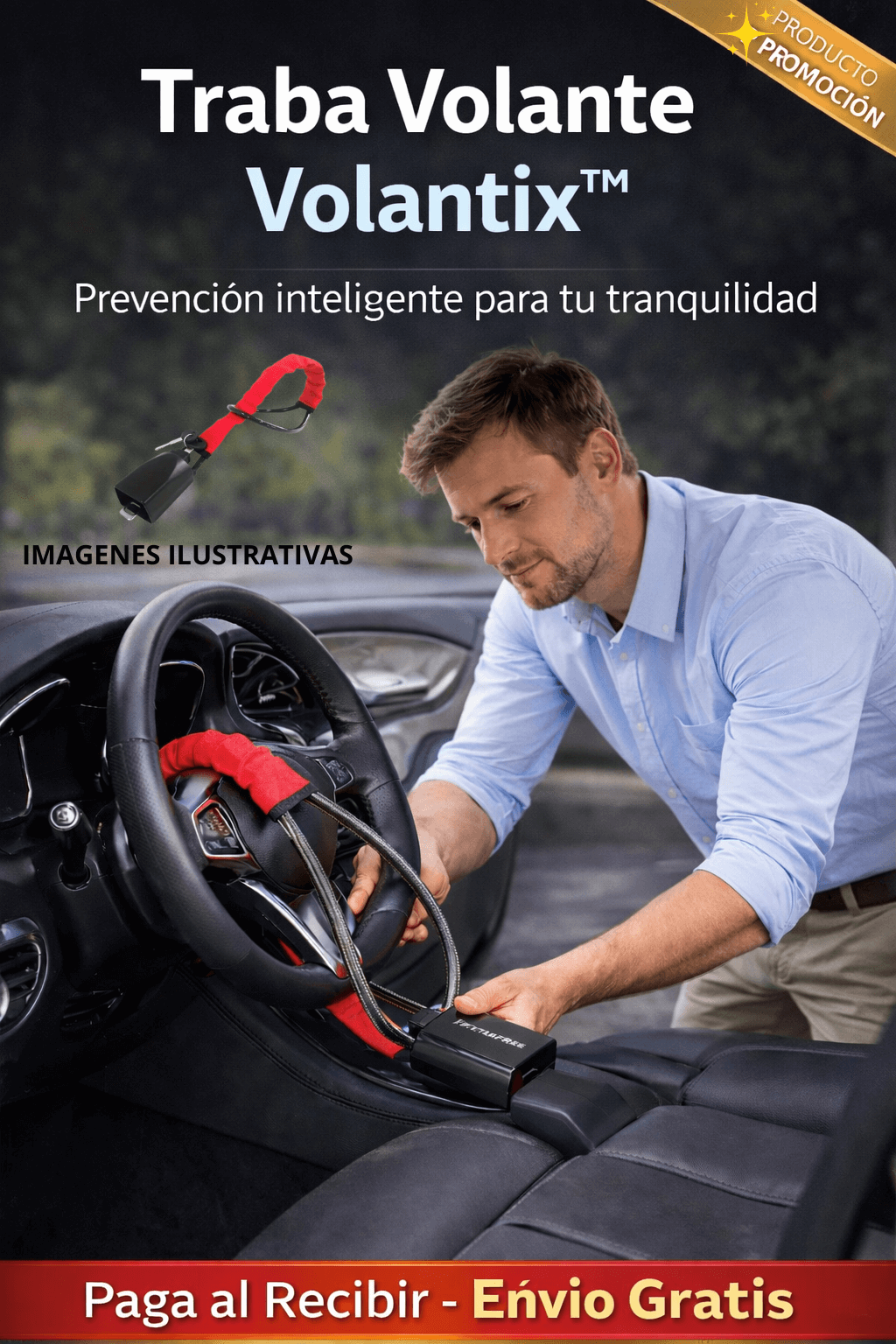 Traba Volante Volantix™ - Prevención inteligente para tu tranquilidad.