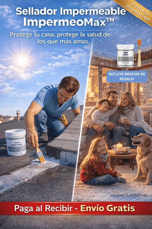 Sellador Impermeable ImpermeoMax™ 500g - Protege tu casa, protege la salud de los que mas amas