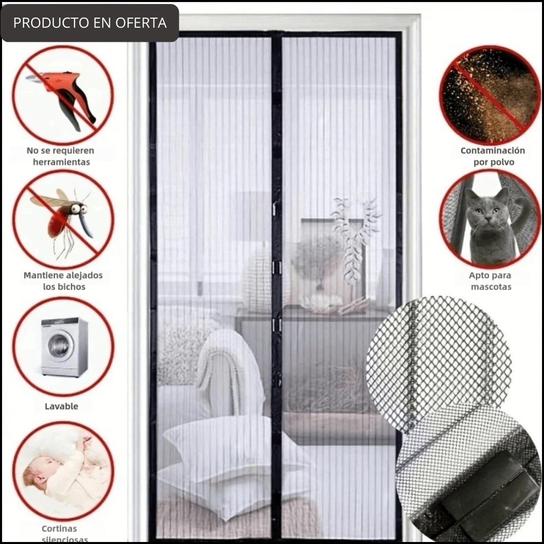 Malla Anti Mosquitos MosquiNet - ¡Deja pasar la brisa, no los insectos!