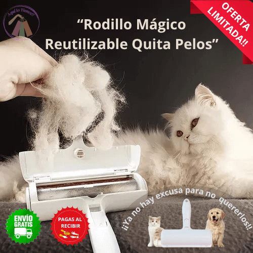 Rodillo Removedor de Pelos - ¿estás cansado de luchar con sus pelos por toda la casa, la ropa o el auto?