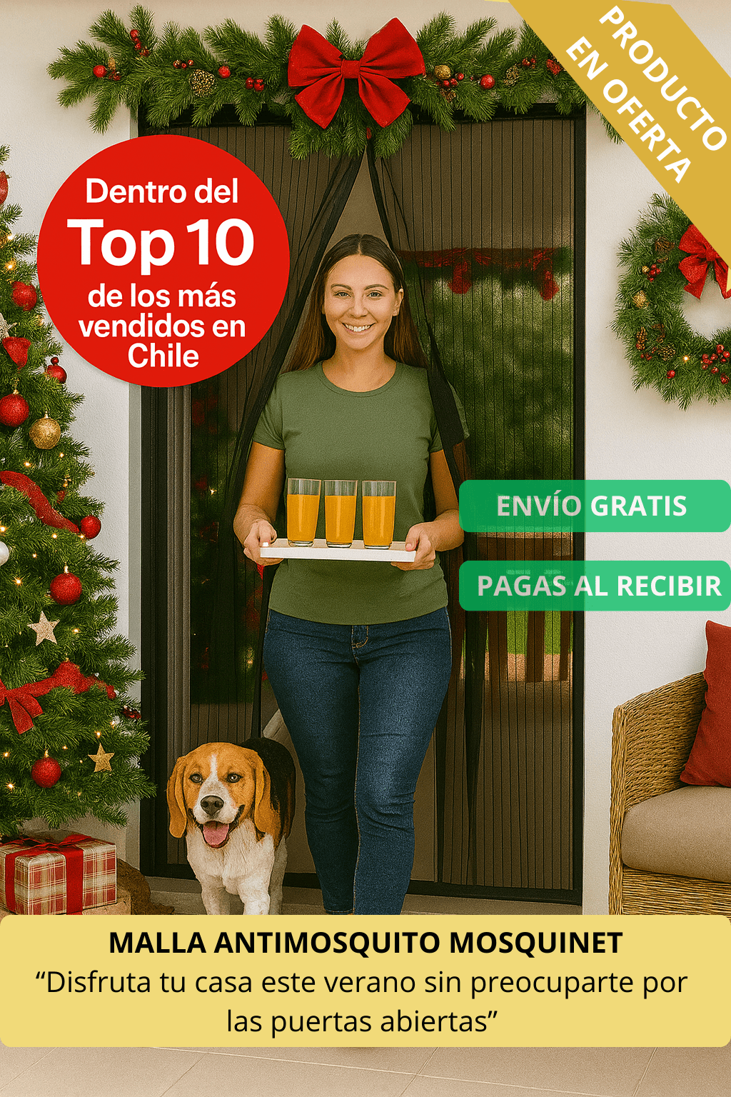 Malla Anti Mosquitos MosquiNet - ¡Deja pasar la brisa, no los insectos!