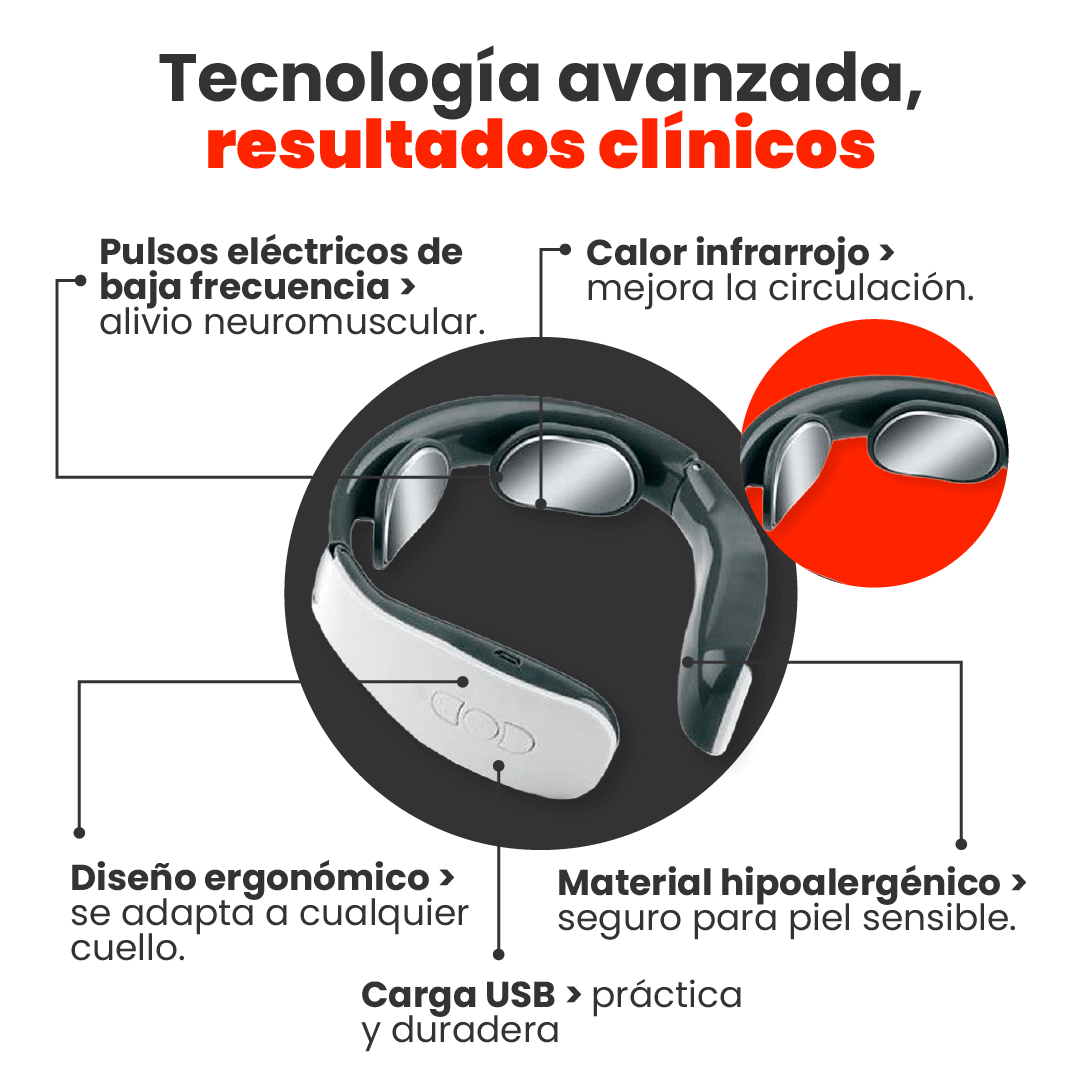 MASAJEADOR DE CUELLO- Desconecta del estrés, reconecta contigo con CERVELUX™