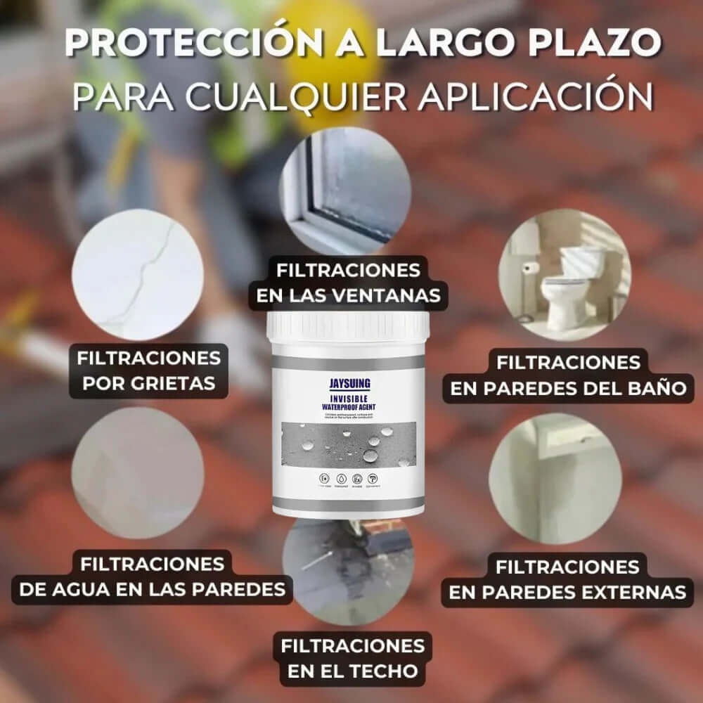 Sellador Impermeable ImpermeoMax™ 500g - Protege tu casa, protege la salud de los que mas amas