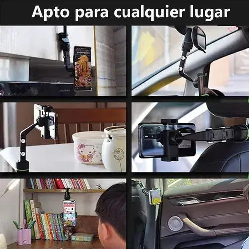 SOPORTE VEHICULO RETROVISOR-conduce con total control.