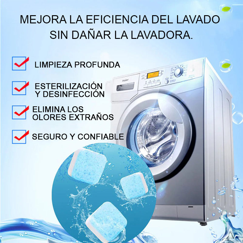 Pastillas Limpiadoras Para Lavadoras PureMax™ - Descubre la nueva forma de tener limpia tu ropa