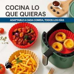 Pack protector de silicona para freidora - Protege tu freidora y olvídate de la grasa.