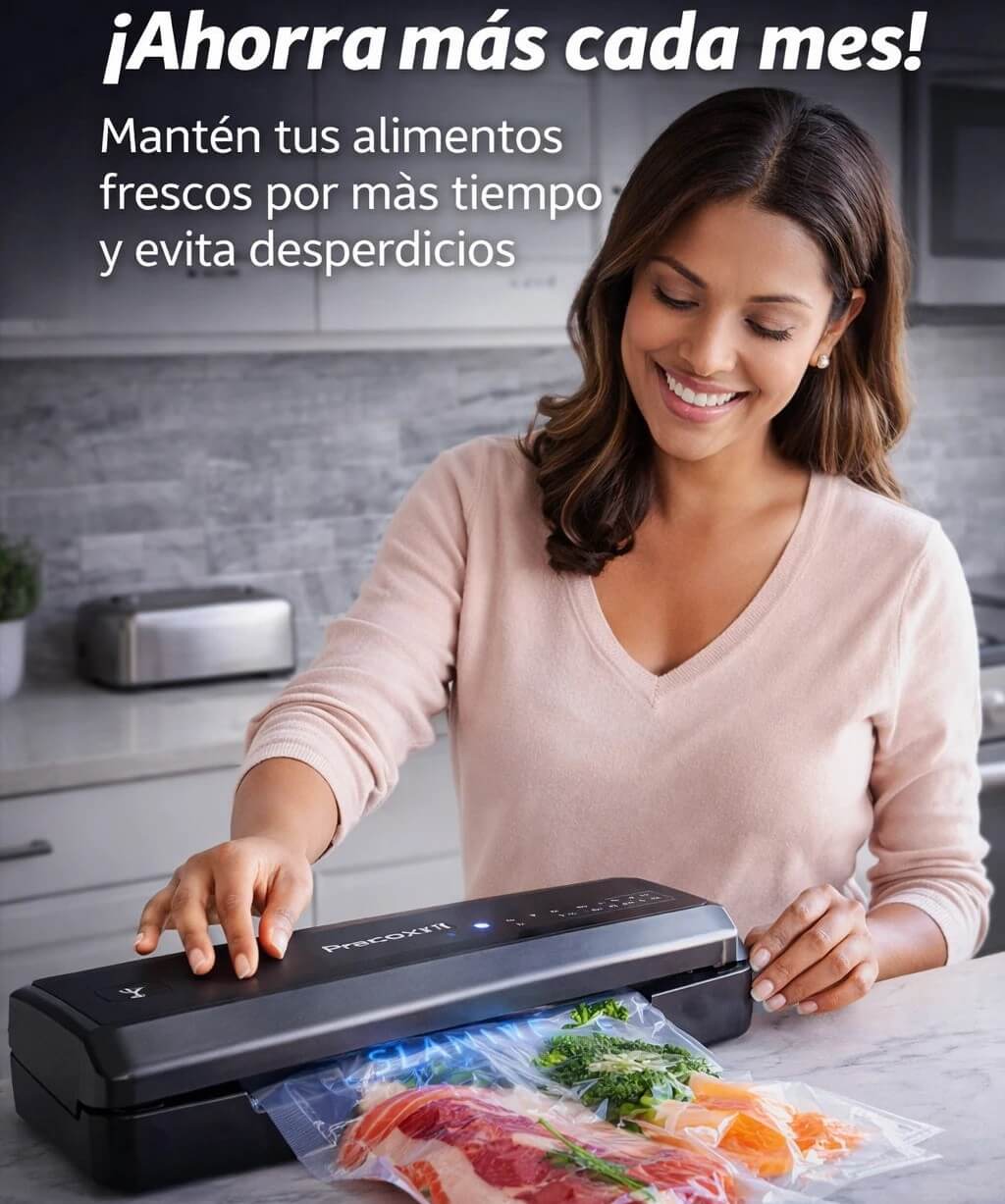 Selladora al Vacío ConserMax™ - “Cuida tus alimentos, cuida tu bolsillo”