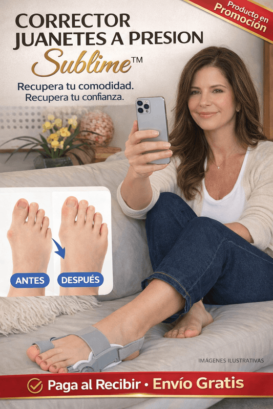 CORRECTOR JUANETES A PRESION Sublime™- Recupera tu comodidad, Recupera tu confianza