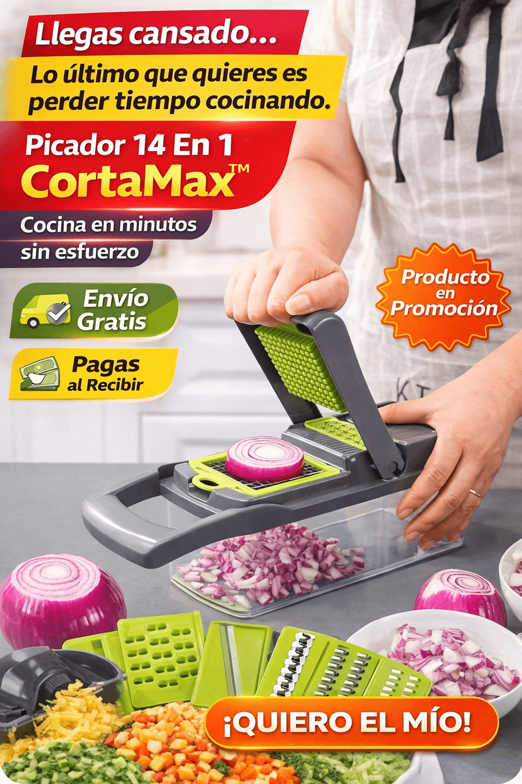Picador 14 En 1 CortaMax™ - Cocina en minutos sin esfuerzo