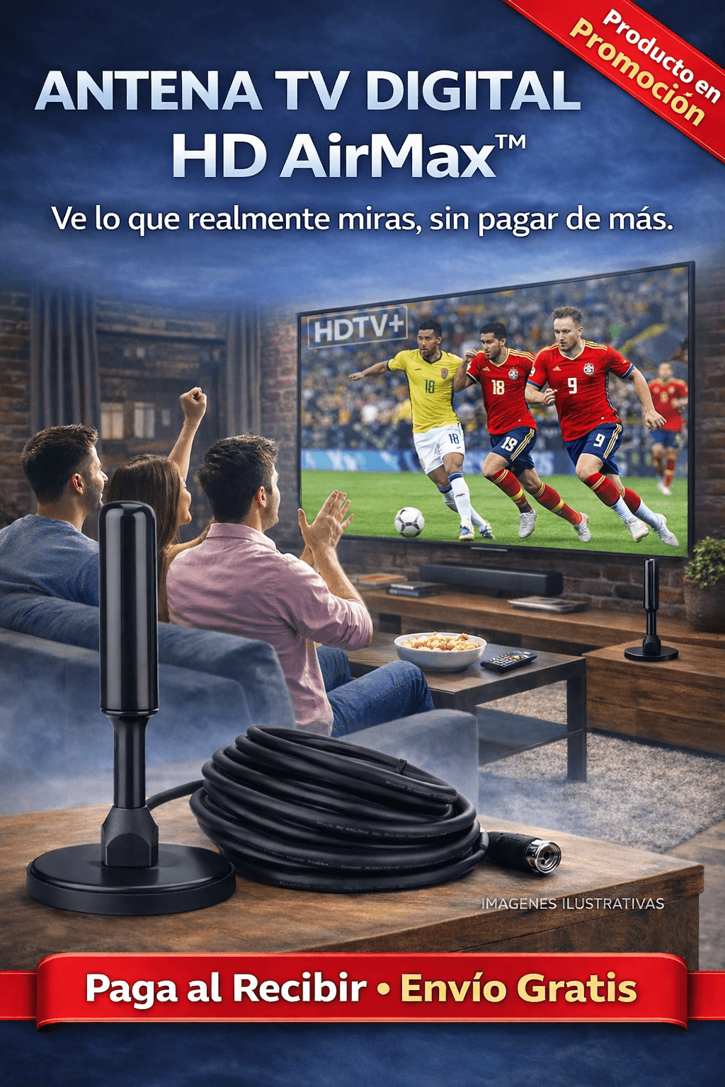 ANTENA TV DIGITAL HD AirMax™ - Ve lo que realmente miras, sin pagar de más