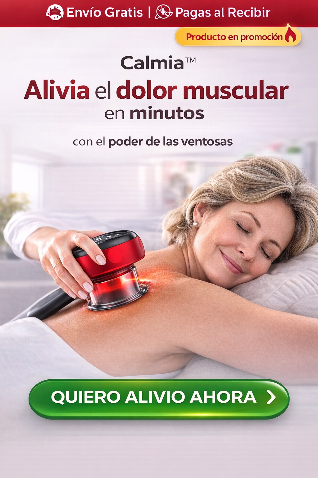 Masajeador ventosas Calmia™ – Masajeador Inteligente de Alivio Muscular
